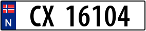 Truck License Plate